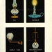 Antique art print, SPECTACULAR Light, light candle lantern print, 1940s, vintage, art print Illustration, paper, decor, wall, candle art