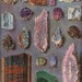 circa 1900 vintage ANTIQUE illustrated book plate rare and PRECIOUS STONES and Gems