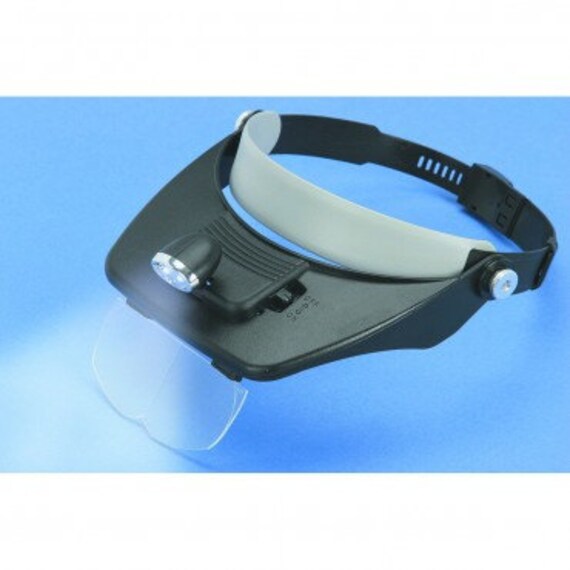MAGNIFIER HEAD Strap With Light and Four Replacement Lenses