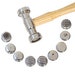 TEXTURING HAMMER With 9 Interchangable Faces Makes Textured Patterns on Your Metal