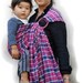 Last One Baby Sling Baby Carrier with Reversible 2 Layers of High Quality 100% Cotton -Pinkberry Tartan - With Wearing Instruction