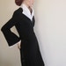 Louis Féraud Dress Black & White Vintage 1980s Sequins Cocktail Dress LBD Audrey Hepburn Tuxedo Dress Breakfast At Tiffany's Elegance