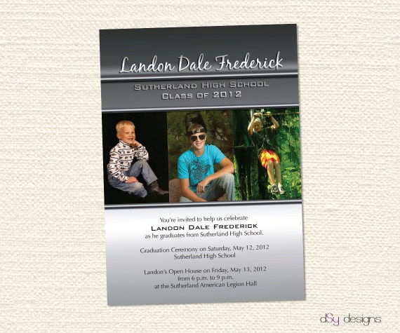 Graduation Invitations For Boys 8