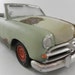 1950 Ford 1/24 scale model car in pale green Rusted Junked and Distressed