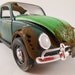 1966 VW 1/24 scale model car in green