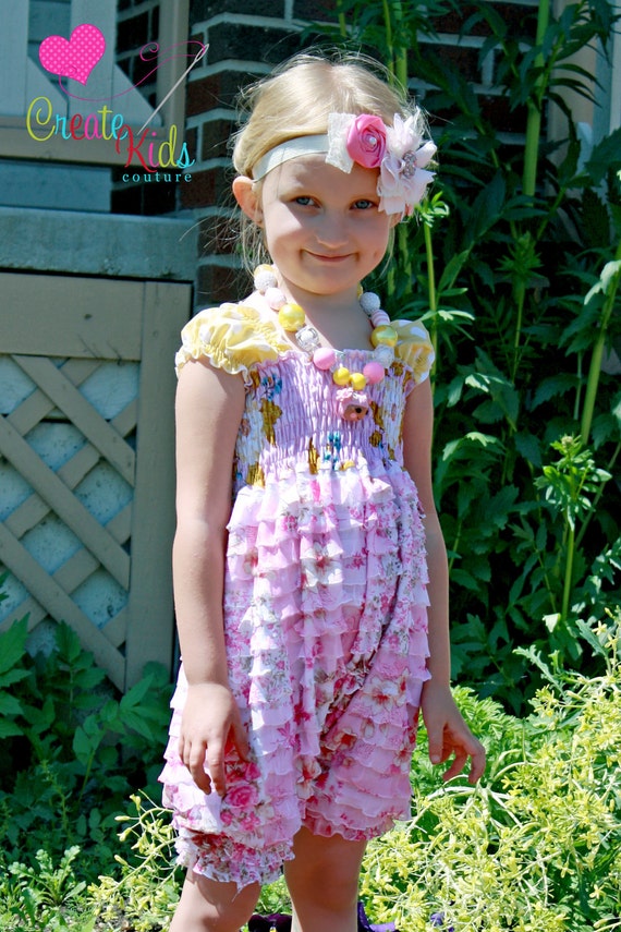 Bella's Ruffle Fabric Romper PDF Pattern size by CreateKidsCouture