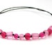 Pink Resin Nursing Necklace Non Toxic Breastfeeding Necklace /Babywearing Necklace - Fuschia, Magenta