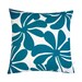deep sky blue and white twist indoor/outdoor decorative throw pillow cover / pillow case / cushion cover / 18x18" square