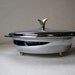 COCKTAIL PARTY CHROME Retro // Vintage Silver Serving Dish // Mid Century Modern Entertaining Decor // 1950's Kitchen
