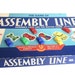 Vintage Board Game Auto Assembly Line Cars Manufacturing Game Pieces Game Board