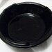 Vintage Black Noir Jet Glass Ashtray Mint Condition Mad Men NOW Only 4 USD