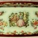 Decorated Daher Vintage Metal Serving Tray Made In England with Couple Painted in the Federalist Style Only 8USD