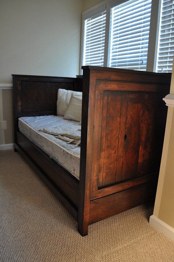 Items similar to Handmade Rustic Distressed Daybed, eclectic farm house plank style. Atlanta
