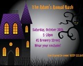 Haunted House Halloween Bash Invitation PDF File Il_170x135