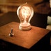 Custom vintage Cigar box lamp with toggle switch and adjustable dimmer