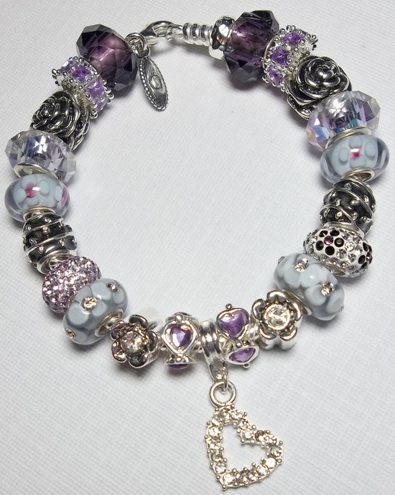 Authentic PANDORA Bracelet Designed with European Beads and