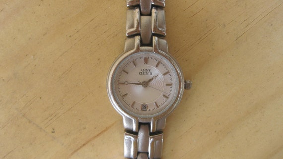 Anne Klein 2 Quartz Watch Silver Tone vintage ON SALE