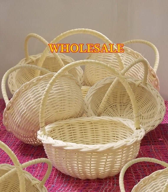 Items similar to 10 Pcs Wholesale, Small Basket Wooden Can Customizable