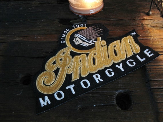 Items similar to Large Indian motorcycle patch Mint condition on Etsy