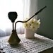 Vintage brass hooka from India-mid-century intricate and ornate "smoking" hooka