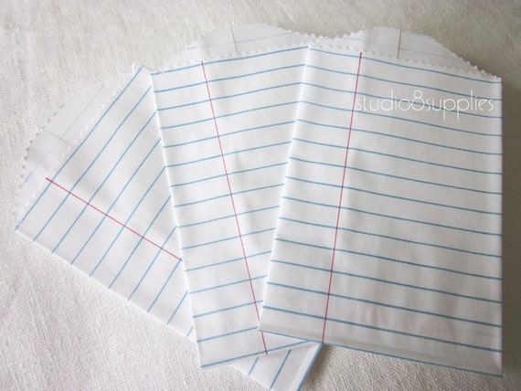Bitty Bags Notebook Paper