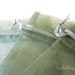30 Organza Gift Bags MOSS GREEN- 3" x 4" - Great for Packaging Your Homemade Creations to Sell or Gift Away (b-1909)