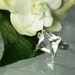Reserved Listing for Tiffany Herkimer Diamond Ring Princess Cut White Topaz RARE Ring Classic Design