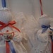 Tea Time, Lace and Yarn Angel Ornaments, Set of 2