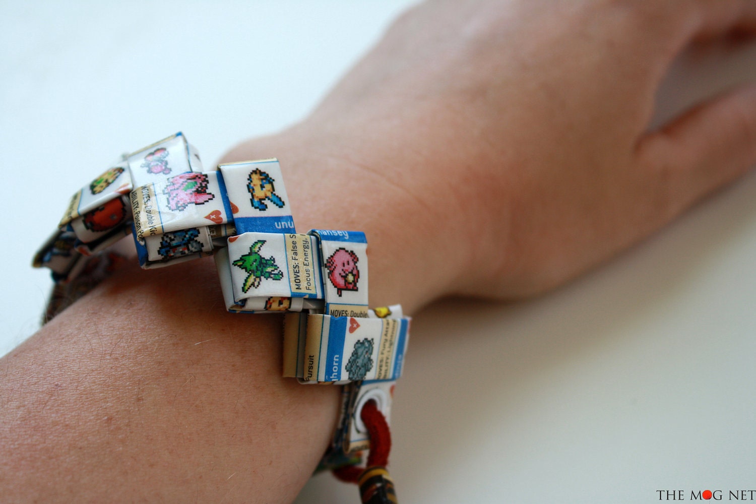 Recycled pokemon bracelet by tm87 on etsy