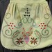 clearance-Vintage Portugal Hand Embroidered Apron