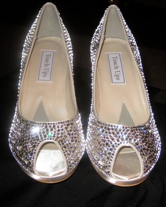wedding shoes with swarovski crystals