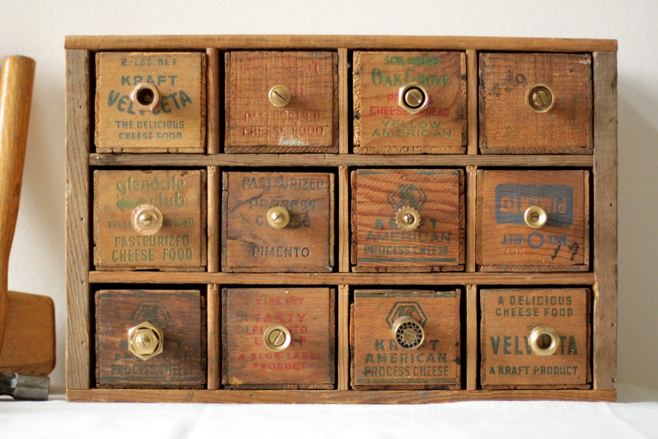 Multi Drawer Tool and Hardware Desk Organizer from by seelamade