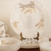 RESERVED FOR KIM. Hollywood Regency Dinnerware, China, Gold Bamboo Motif, Federal Glass, Golden Glory