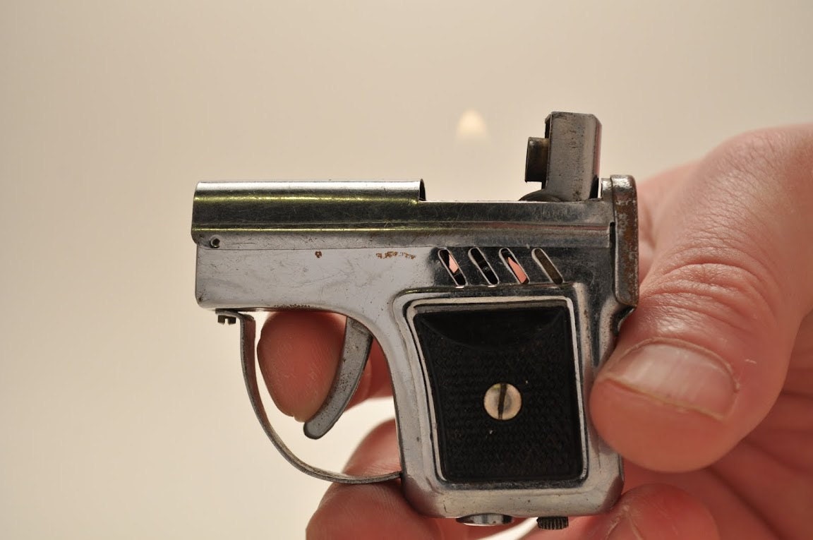 Working Gun Lighter Made In Occupied Japan