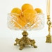 RESERVED : ) Vintage Cut Crystal Pedestal Footed Bowl