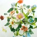 Vintage, Collectible Italian Toleware Metal Floral Centerpiece