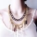 porcupine quill necklace with brass bullet casings - URBAN WARRIOR