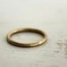 Gold wedding band. 18k. Rustic love. A gold ring. Sophie.