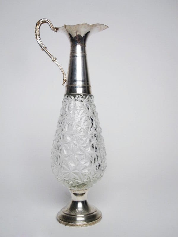 Vintage Silver and Crystal Decanter