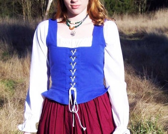 Items similar to Red and Gold Corseted Pirate Coat Waist 25 to 27 on Etsy