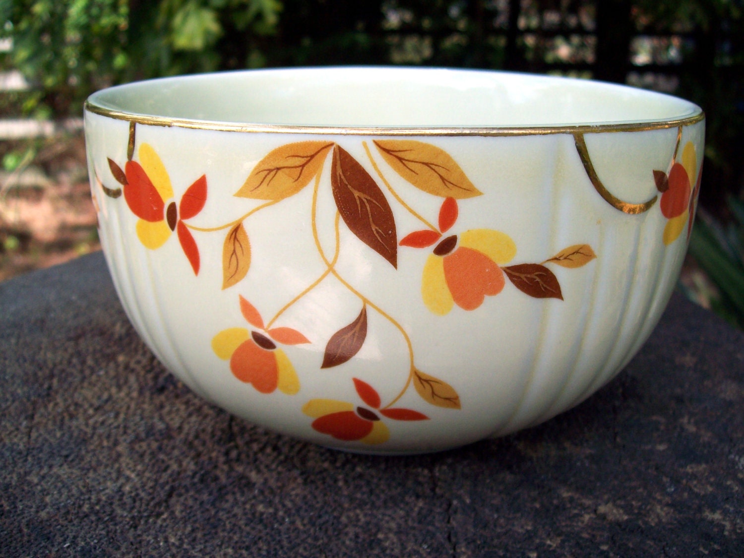 Hall Jewel Tea Autumn Leaf Small Mixing Bowl