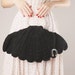 RESERVED Vintage 1950s Knit/Scalloped Purse