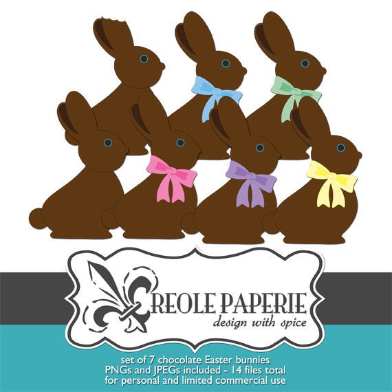 clipart chocolate easter bunny - photo #37