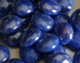 Tuscan Blue Opal Gems, Nuggets, Flat Backed 30ct. Mosaic Tiles