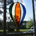 Hot Air Balloon in Authentic Stained Glass