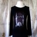 Wish You Were Here long sleeve black Women's shirt