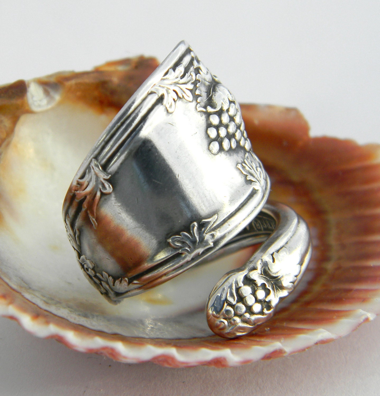 Spoon Ring Antique Silverware Jewelry La Vigne 1908