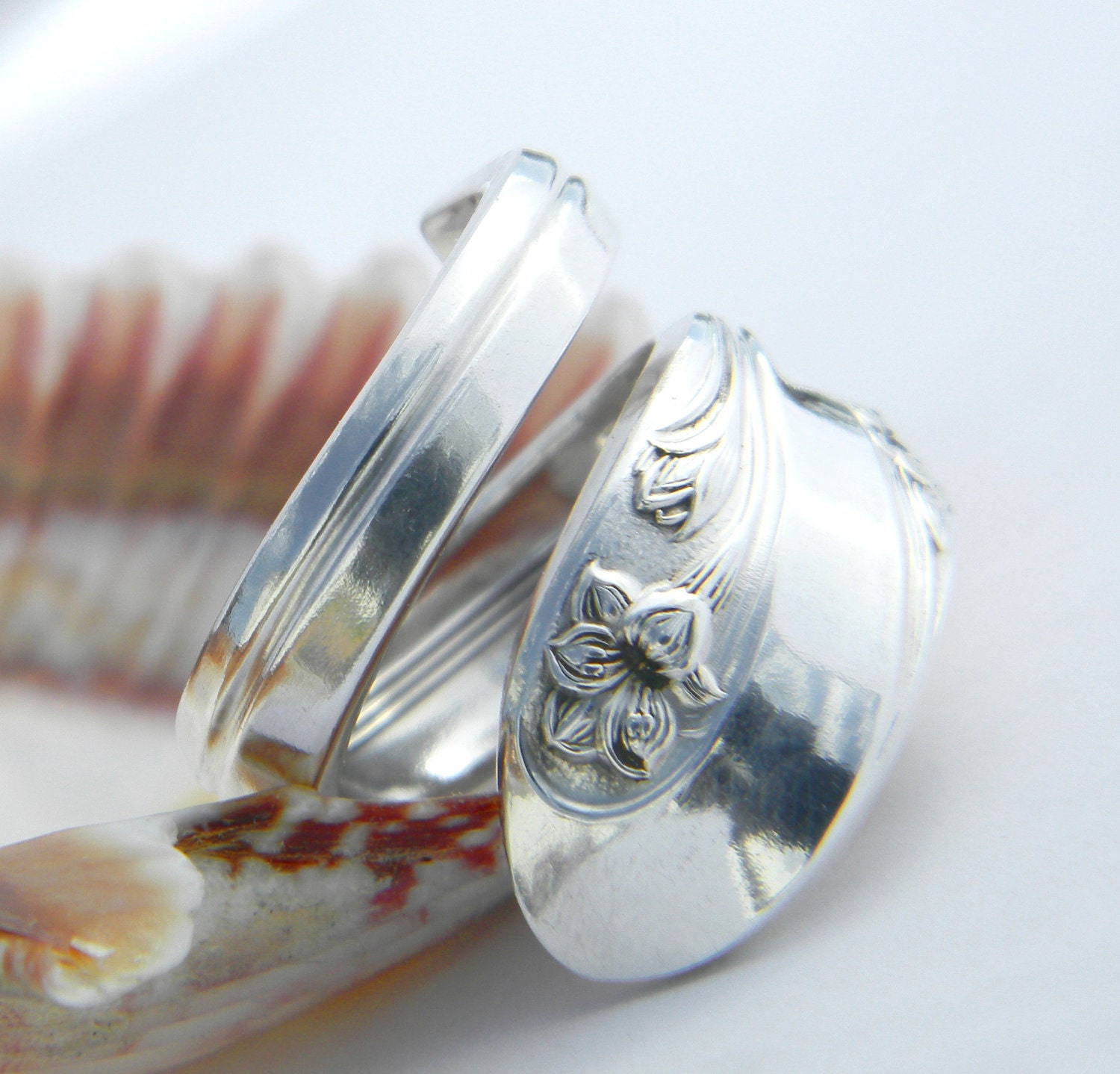 Spoon Ring Romance 1952 Vintage Silverware Jewelry