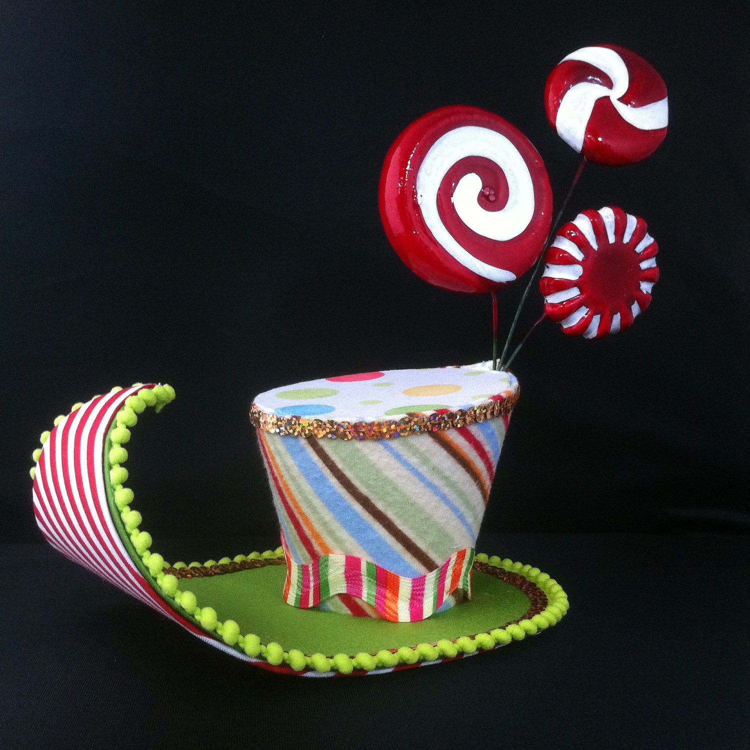 OOAK Tiny Top Hat Wizard of Oz Munchkin Land