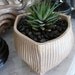 Triangular Mid Century Planter